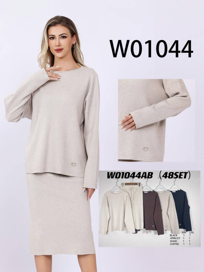 Komplet  damska (Francja produkt) Roz S/M-L/XL, Mix Kolor .Paczka 8 szt